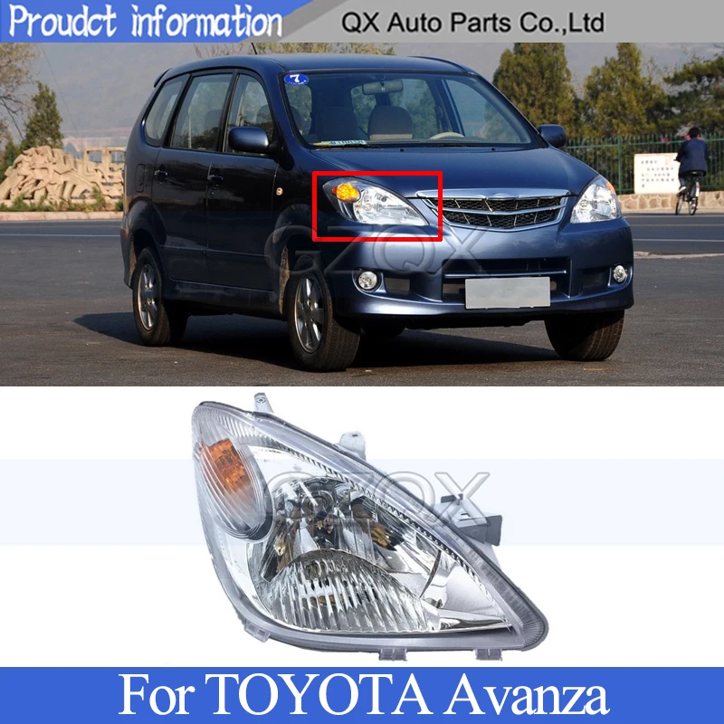 

CAPQX бампер передний головной светильник для TOYOTA Avanza головная лампа светильник налобный фонарь переднего бампера головной прожектор, Головной фонарь светильник налобный фонарь