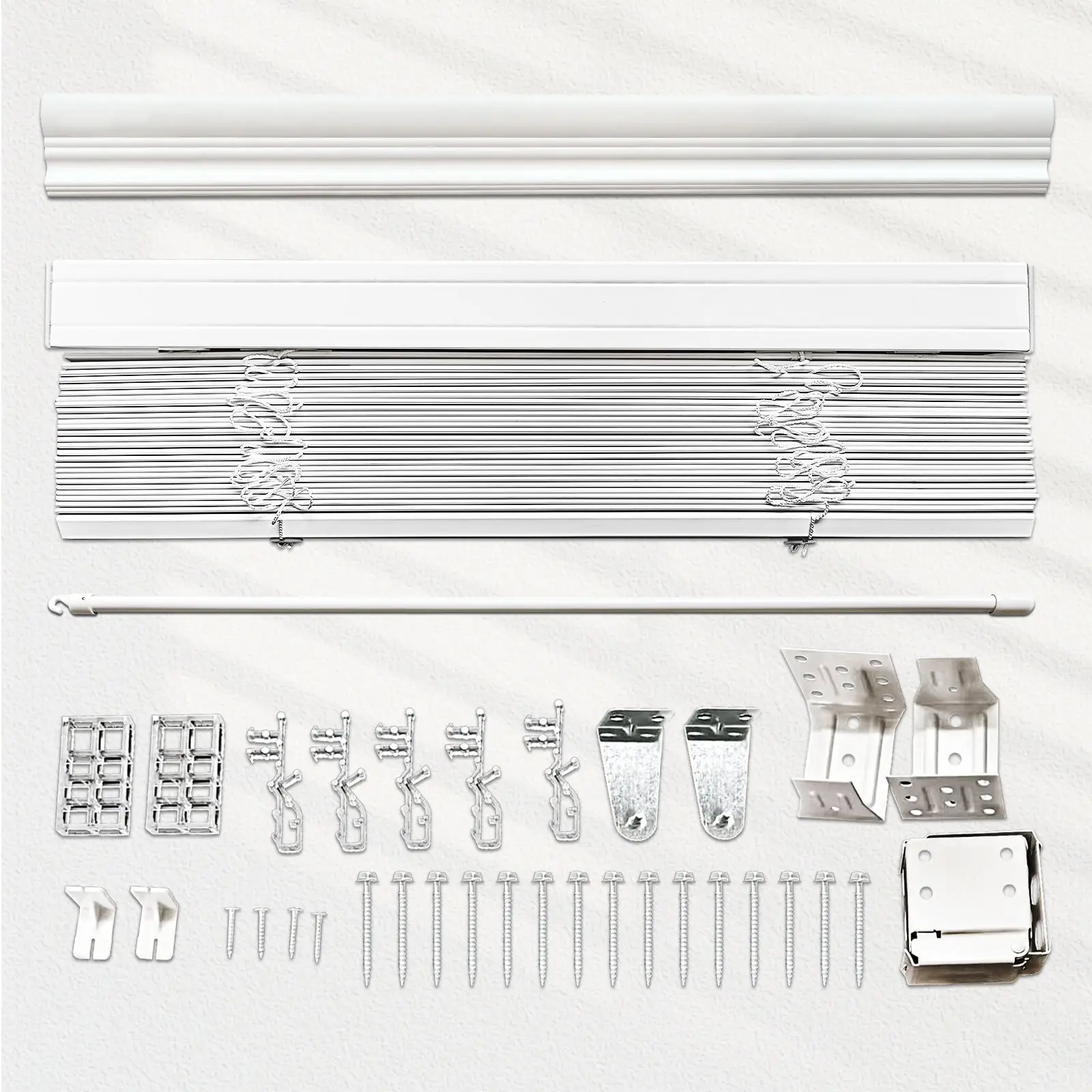 مادة جديدة للحماية من الحرائق اللاسلكية، تحكم سهل، ستائر فينيسية خشبية مقاس 2 بوصة للنوافذ #4