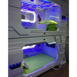 sleeping pod capsule hotel sleep box modern container House ABS sleeping cells single capsule sleepbox hotel room