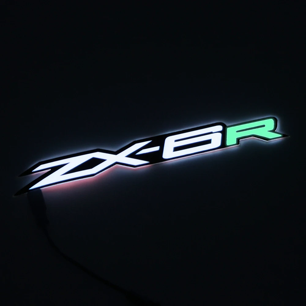 

For Kawasaki Zx - 6r Motorcycle LED Night Riding Signal EL Cold Light Moto Accessories light decoration DIY Luminous Sticker