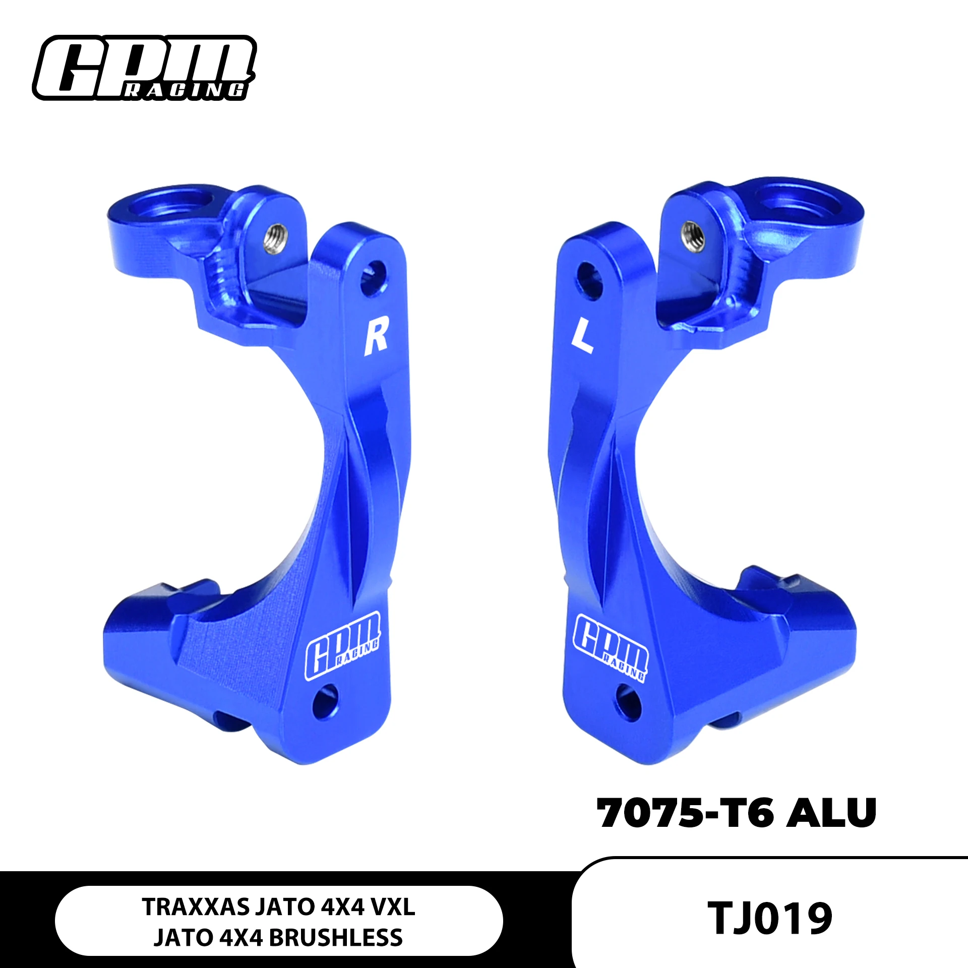 GPM 7075 Alloy Front C Hub For 90386-4 TRAXXAS 1/8 JATO 4X4 VXL Ford Fiesta ST Rally