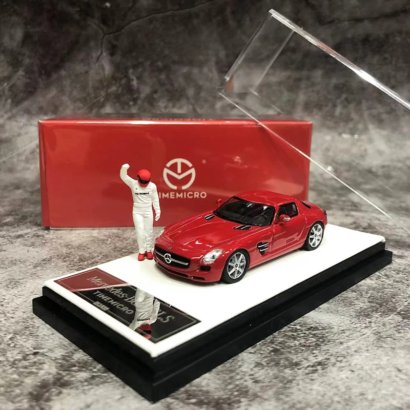 

Time Micro 1:64 Model Car SLS Alloy Die-Cast Vehicle Collection Display -Red Figure Version