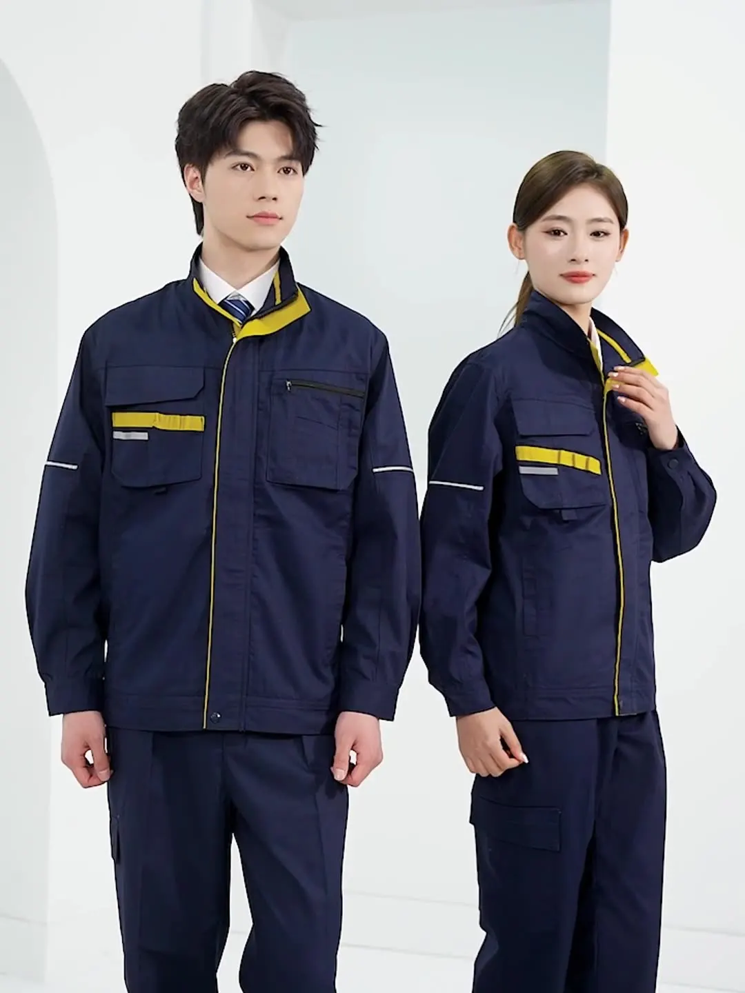 Work Clothing Reflective stripe safety working Uniform factory workshop mechanics labor suits welding suit Function big pocket5X