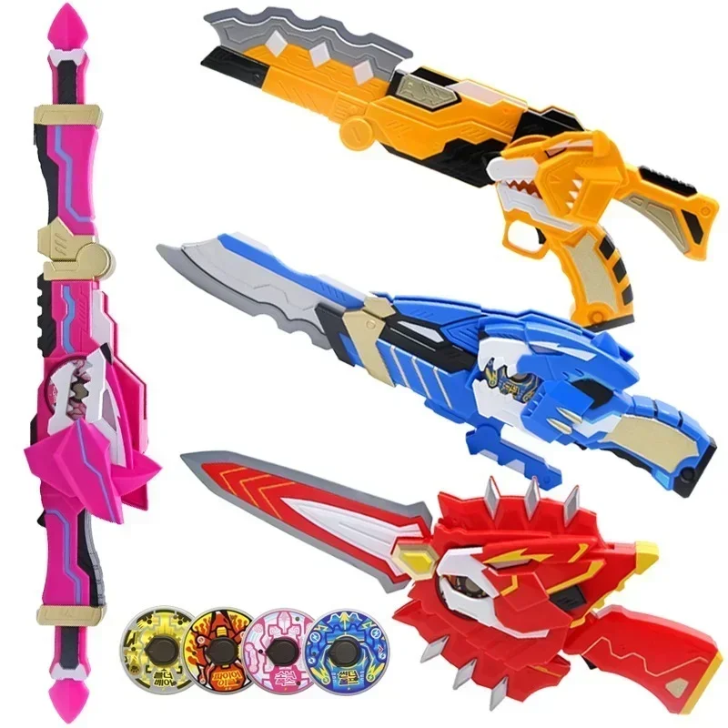 MINI FORCE X Weapons Force X Selector MAX SAMMY VOLT Sound and Light Sword Deformation Toy Suit X Action Figures Kids Gifts