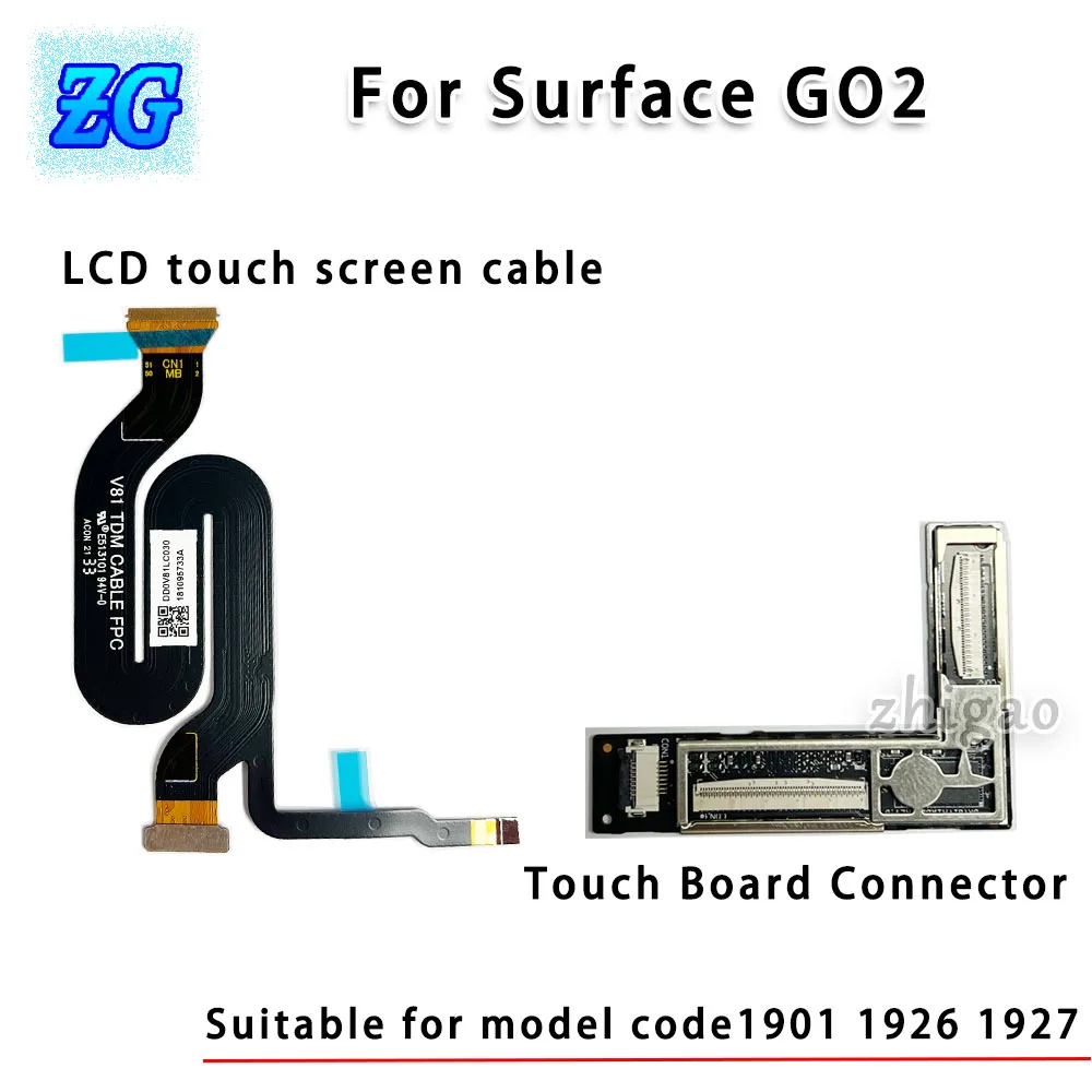 For Microsoft Surface Go2 LCD Line Touch Screen Line Touch Driver Board 1901 1926 1927 Touch Pad Connector