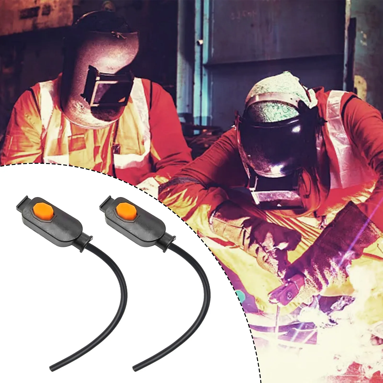

2 Electric Button Switches for Welding Torch Trigger 15cm Cable Length for WP9 WP17 WP18 WP20 WP26 QQ150 Accessories
