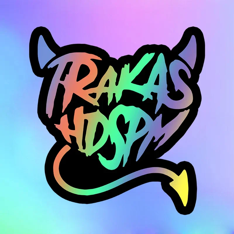 

1PC Heart TRAKAS HDSPM Car Stickers Waterproof for Window Bumper Trunk Letters Decoration DIY Motorcycle Fuel Tank Vinyl Decals