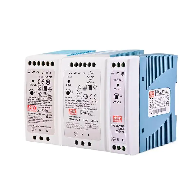 

MEAN WELL MDR-100 MDR-100-12 MDR-100-24 MDR-100-48 MEANWELL MDR 100 96W