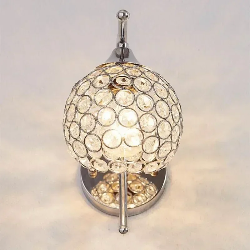 Modern Wall Lamp Crystal indoor  Light home lighting Holder E14 Socket