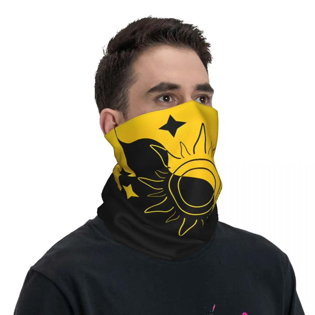 Ongelooflijke Bandana Nek Gaiter Geprint Motor Motorcross Reiziger Rpg Gezicht Sjaal Fietsen Sjaal Wandelen Unisex Volwassen Hele Seizoen