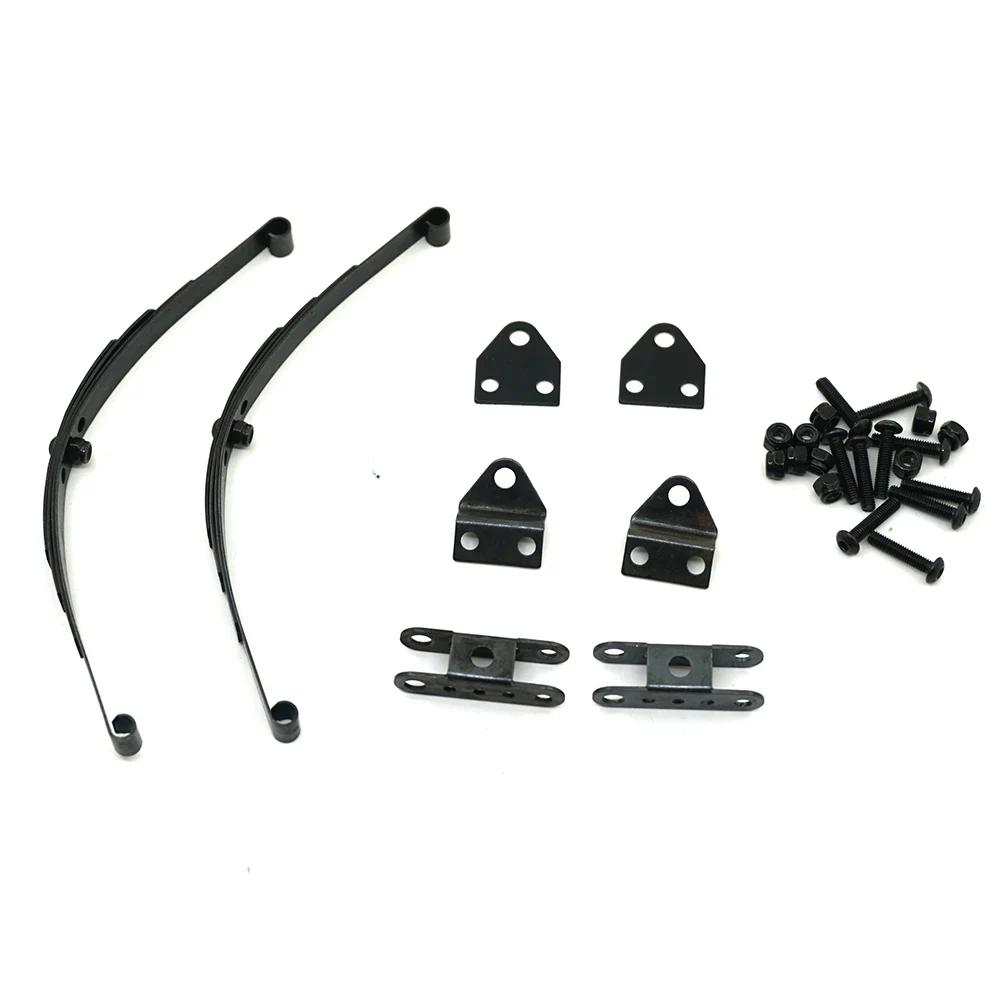 AXSPEED RC Car Leaf Springs Suspension Steel Bar Highlift Chassis for  for 1/10 RC Rock Crawler Car D90 RC4WD Accessories