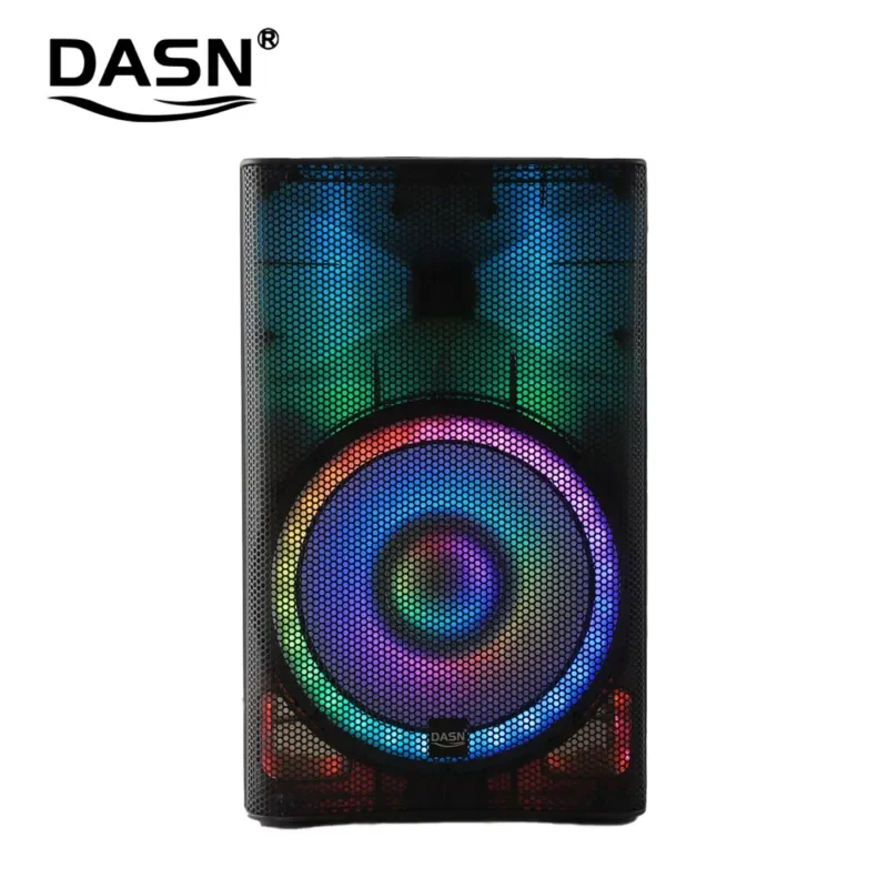 For Dahn SCB15AC-LED26 15 Inch 720W Two Way Active Full Range DJ Speaker Plastic PA System Home Theater Amplifier with Wheel