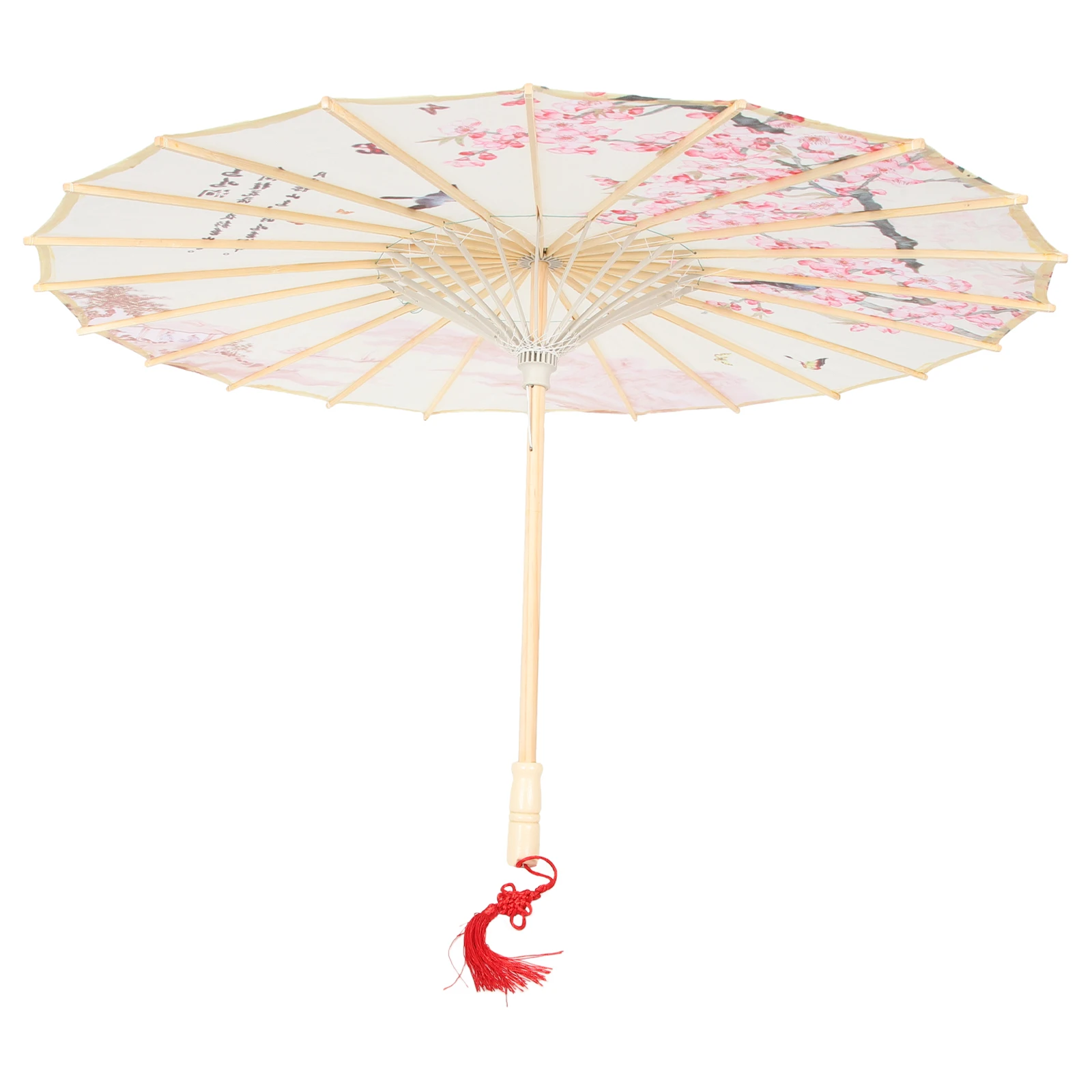 

Oil Paper 84cm Unique Chinese Umbrella Diameter Handheld Props Chinese Pattern Decorative Dance Parasol Sweet Gifts