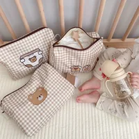Sac de rangement portable pour couches de bébé, biberons et vêtements, organisateur pour poussette, sac de maman à suspendre 2