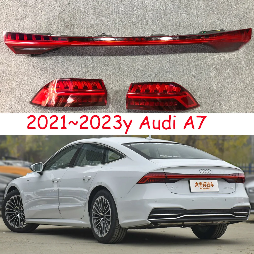 

1 шт. автомобильный бампер задний фонарь для Audi A7 задний фонарь светодиодный отражатель 2021 ~ 2023y автомобильные аксессуары задний фонарь для Audi A7 противотуманный фонарь