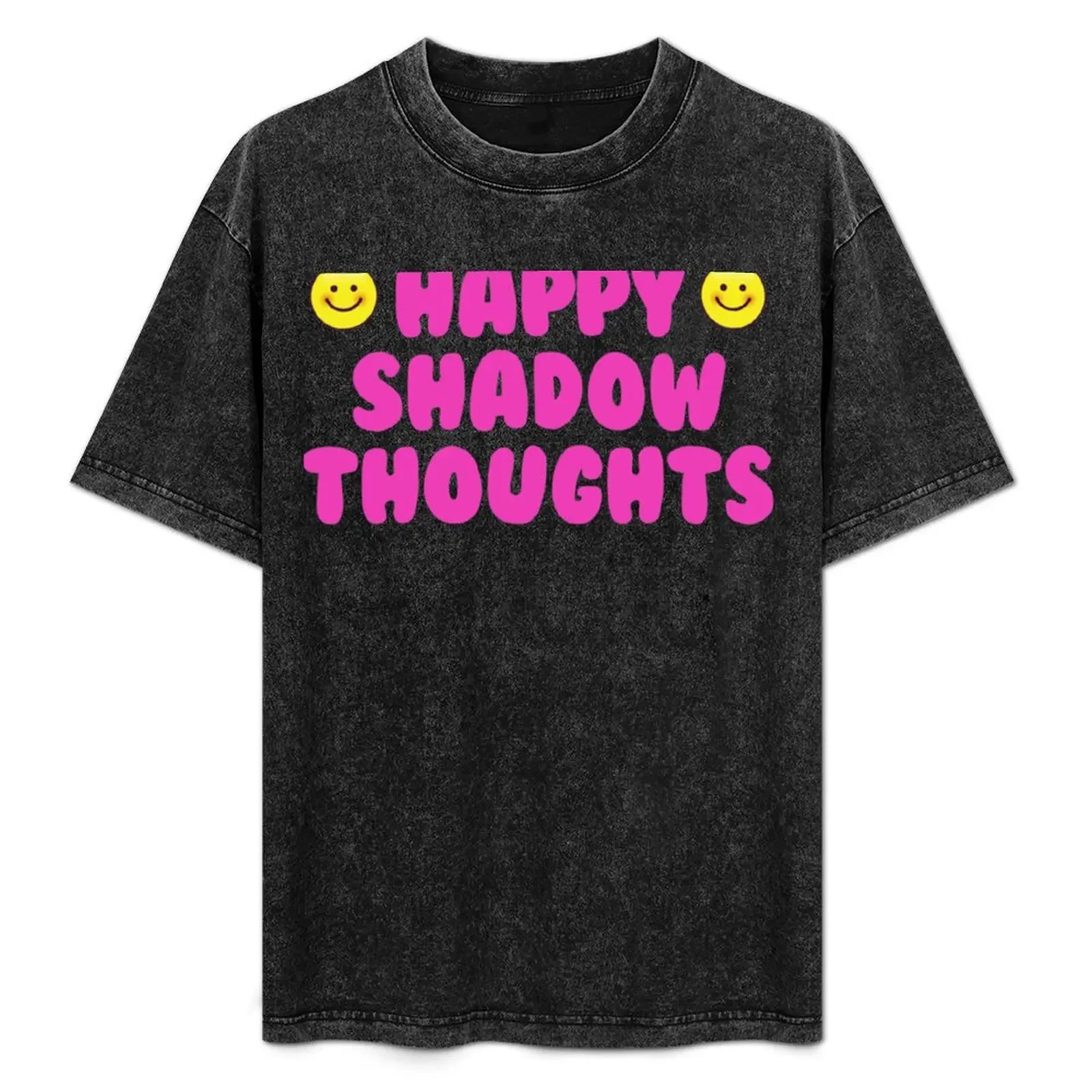 

Happy Shadow Thoughts Classic T-Shirt designer shirts new edition plus sizes Men's cotton t-shirt