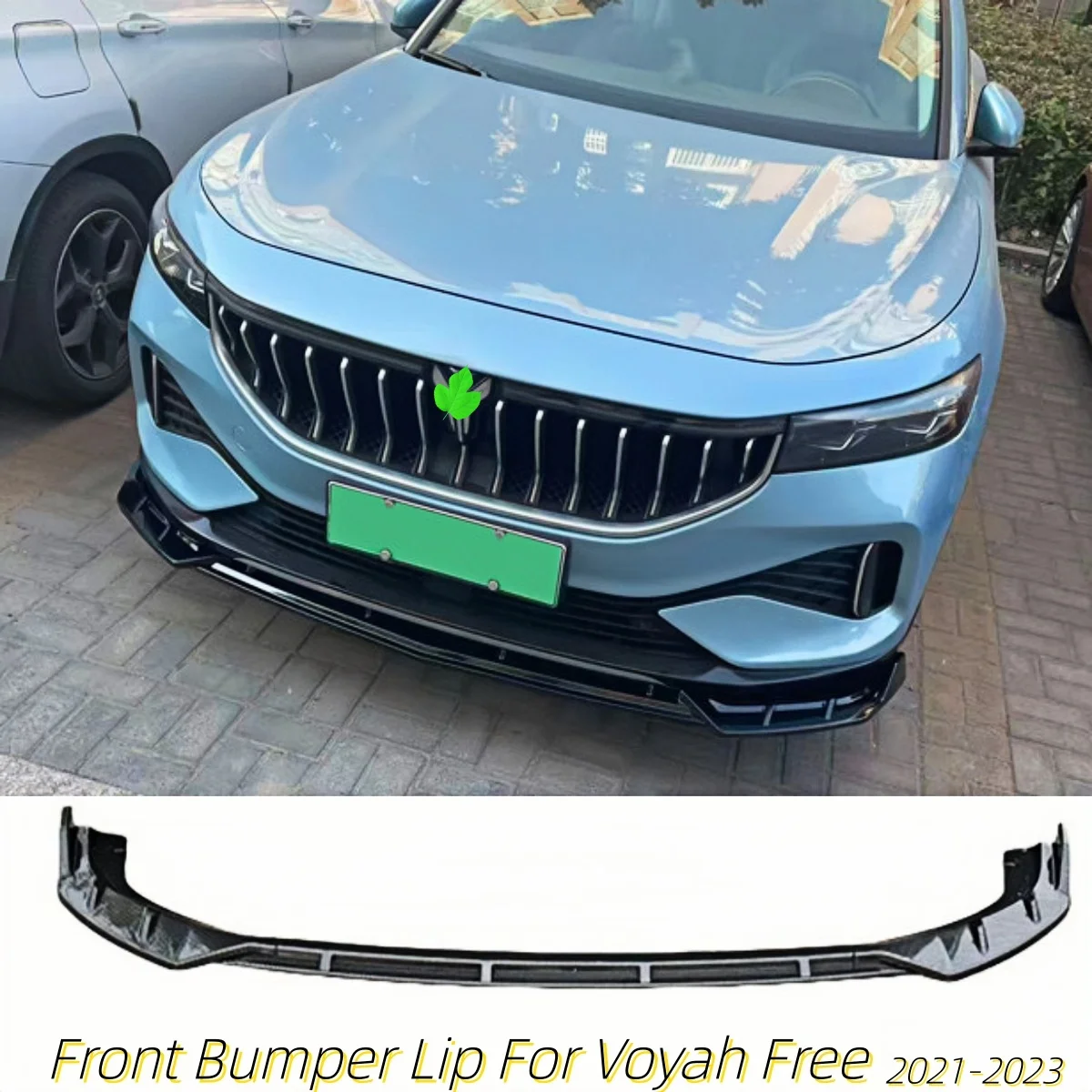For 2021-2023 Voyah Free High Quality Sports Modification Accessory Front Bumper Split Lip Body Kit Spoiler Diffuser Deflector