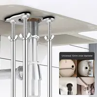 Juego de soporte de fregadero bajo montaje ajustable, fácil instalación, patas de soporte de fregadero portátil, soporte de lavabo antideslizante, 1 Uds.