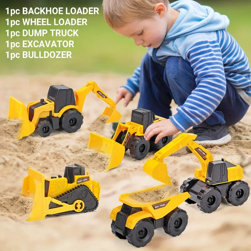 1pc Construction Truck Toy Cars,Mixer Outdoor Beach Engineering Car Model Toys, Children\'s Day Gift for Children