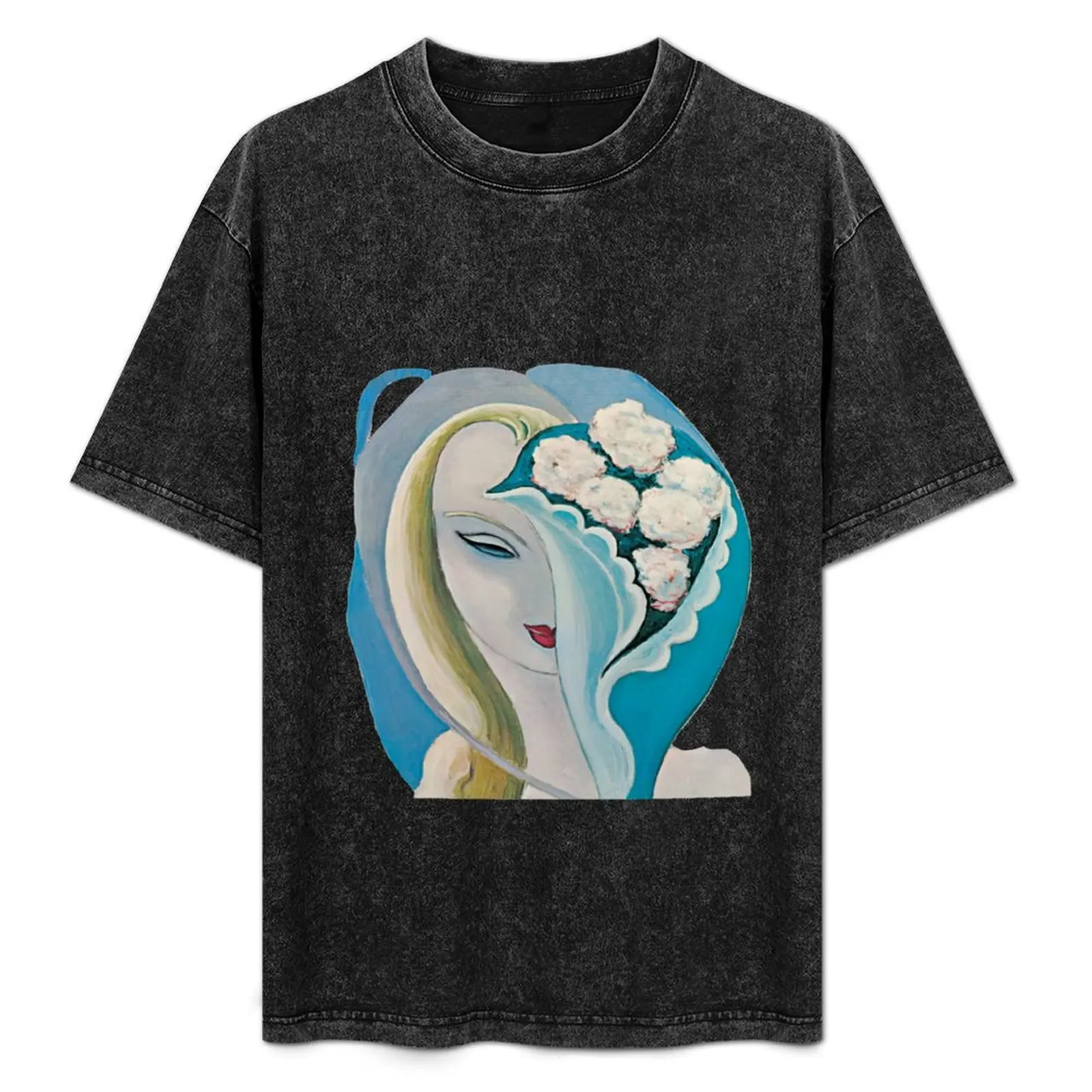 LayaDerek and the Dominos T-Shirt Big and Tall Solid Color T-Shirt