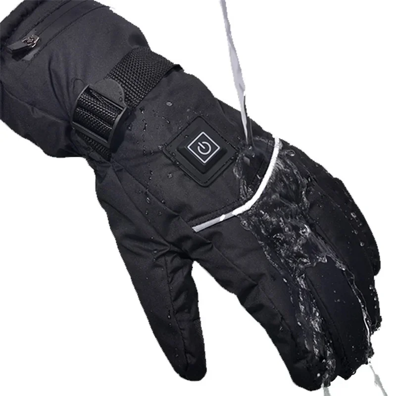 

Snowboard Touch Screen Heated Gloves Winter Warm Heating Ski Glove Electric Heated Motorcycle Gloves Rechargeable Liners Sport