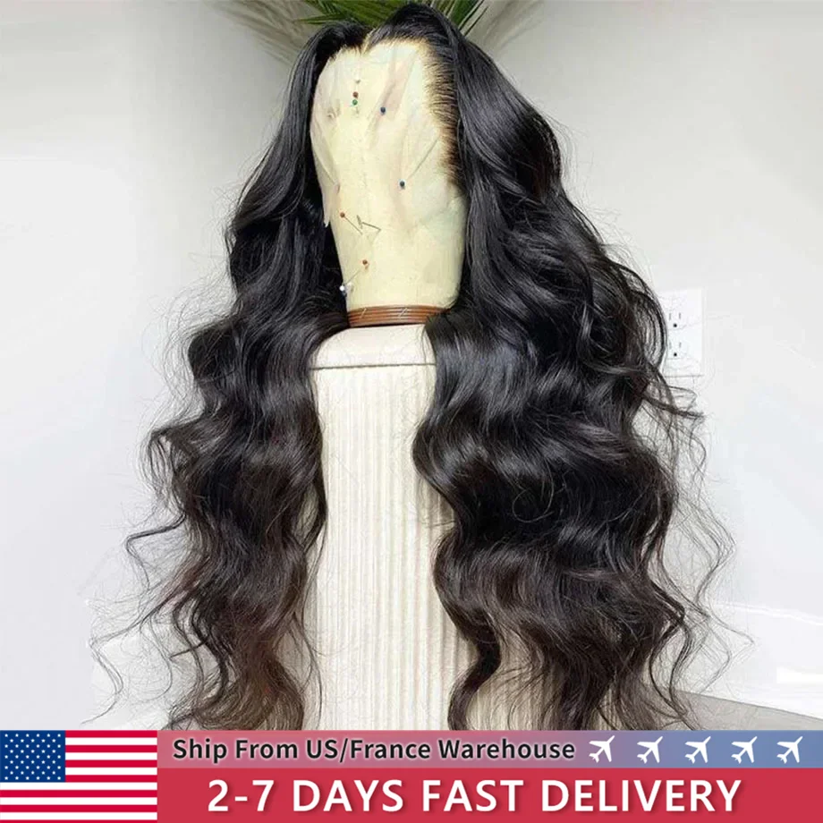 

28 30 Inch Body Wave 180 Density Frontal Wig 360 Full Lace Wig Human Hair Pre Plucked Remy Body Wave 13x4 Front Wig For Women