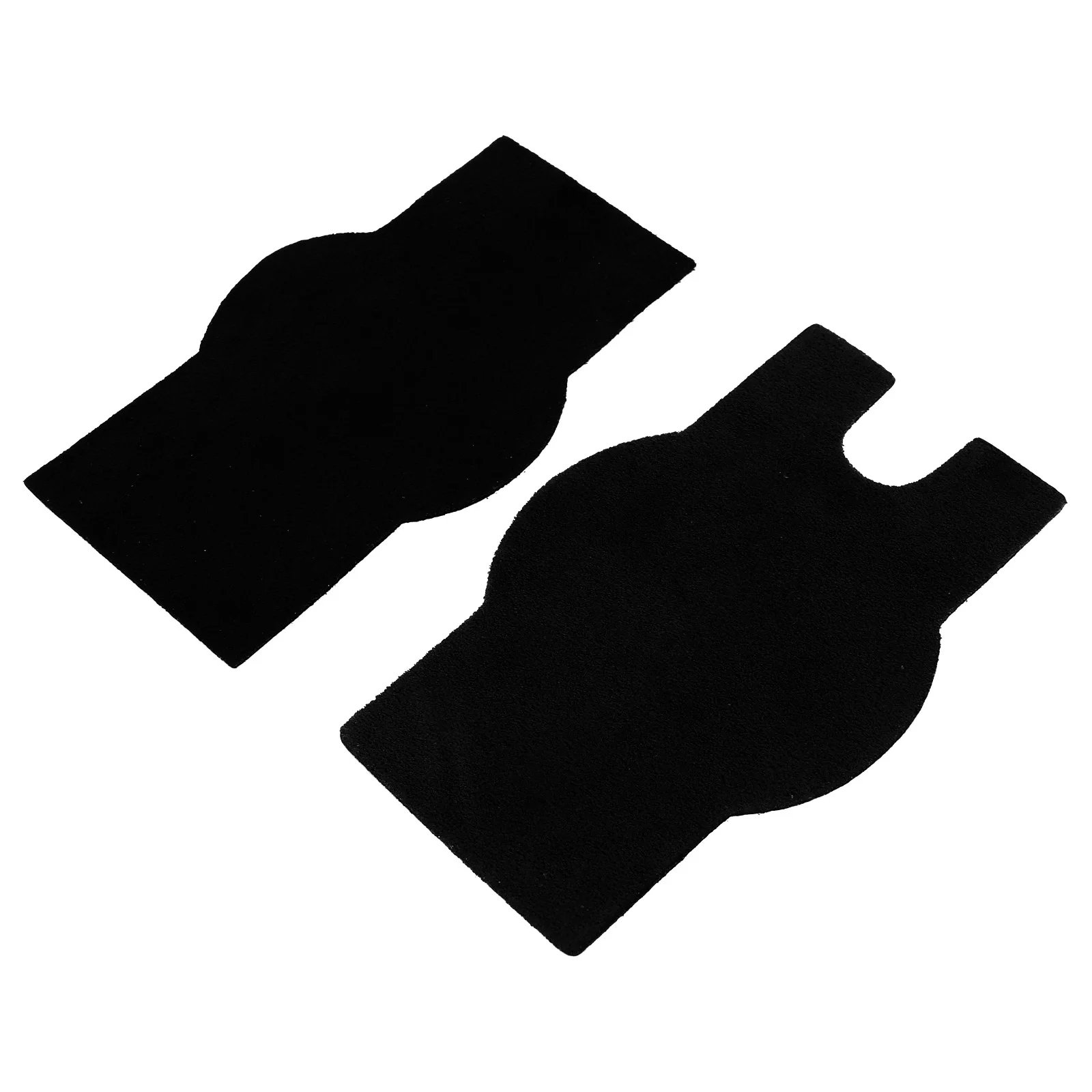 2 Pcs Musical Instrument Erhu Non-slip Mat Accessories With Adhesive Cowhide Nonslip Cushion