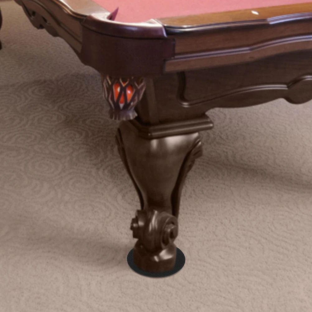 

12pcs Billiard Table Leg Pads EVA Leveling Feet for Pool Tables Diameter 8 6cm Adjustable Furniture Protection Non Slip