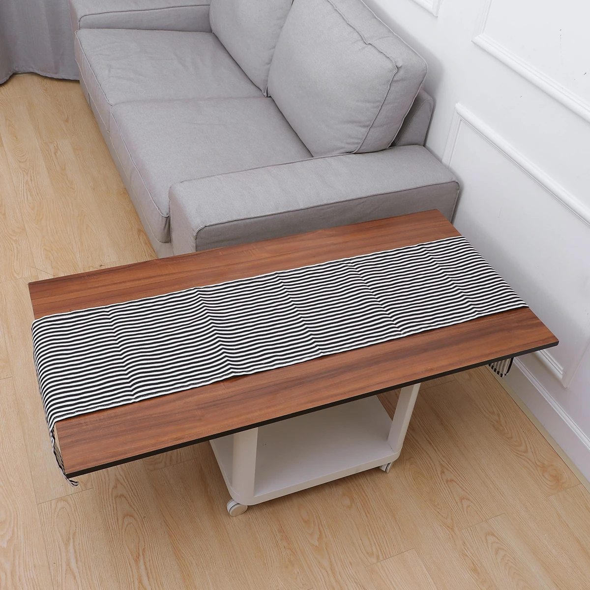 

Table Cloth Bed Flag Cover Linen Tablecloth Runner Picnic Rectangular Black Cotton Material Skin Friendly Resistant