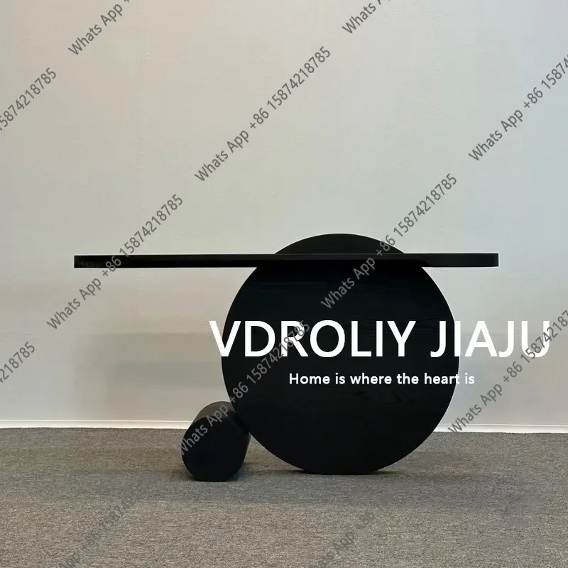 

05 Средневековый простой креативный входной декор для террасы, коридора, дома, персонализированное украшение из массива дерева в ретро-стиле для входа в виллу