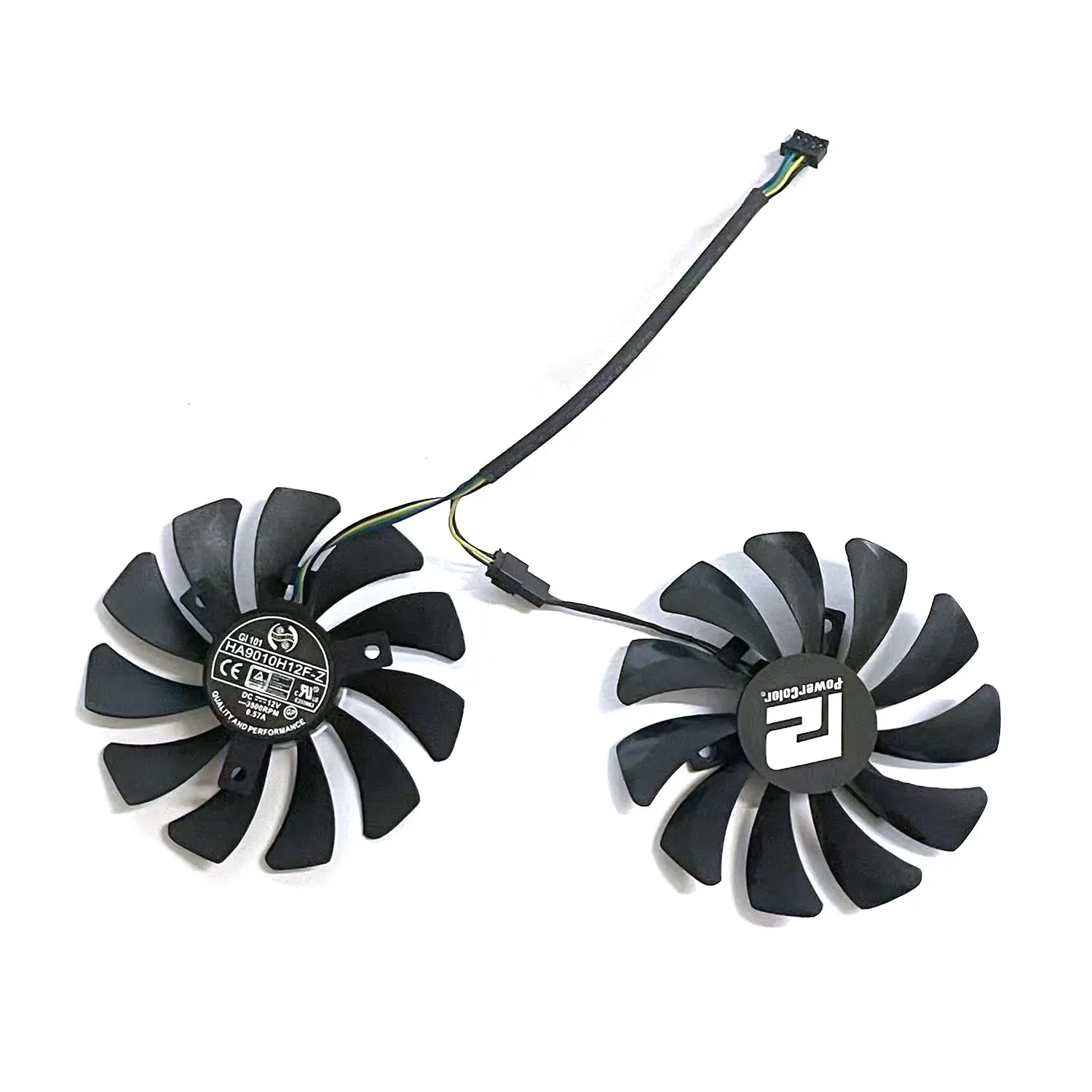 DIY 85mm RX 5700 5500 5600 XT Graphics Cards Fan ​For Powercolor RX 6700XT 6600XT 6600 Fighter Cooling FAN