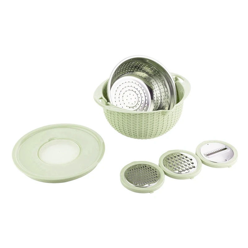 

Colander With Mixing Bowl Set - Strainers For Kitchen, Food Strainers And Colanders, Pasta Strainer, Home Essential Durable