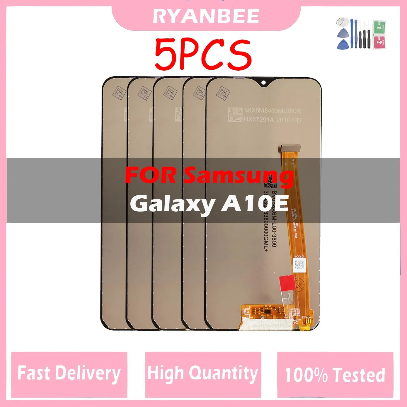 

5Pcs/Lot AAA+ New LCD For Samsung Galaxy A10E A102 SM-A102U SM-A102F/DS LCD Display With Frame Touch Screen Digitizer Assembly