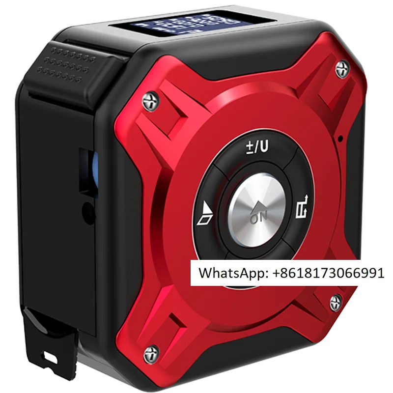 

Large screen multifunctional laser tape measure with a 40m range, electronic digital with USB charging