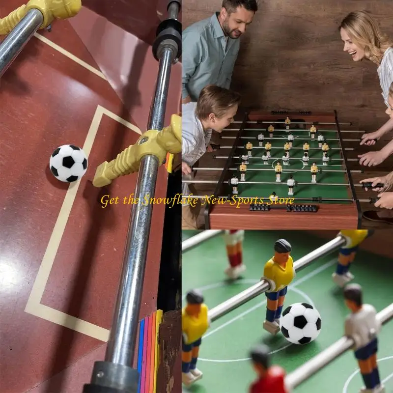 

E56D Pack of 6 Replacement Table Footballs 23mm Resin Foosball Balls for Foosball Game Accessories Quality and Light Weight