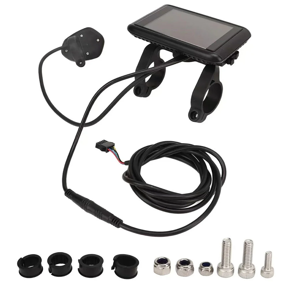 UKC1 LCD Black TFT Display with USB Charger Supporting  DC Current 48-72V Voltage for Electric Bike