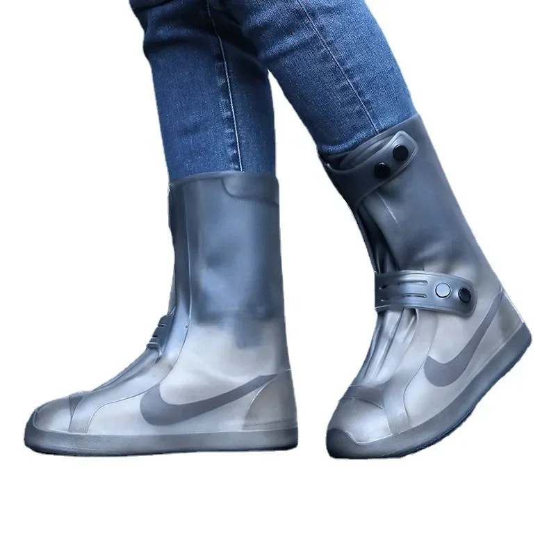 Latex Rubber Boots Reusable Latex Waterproof Rain Shoes Cover Non-Slip Silicone Overshoes Boot Covers Unisex