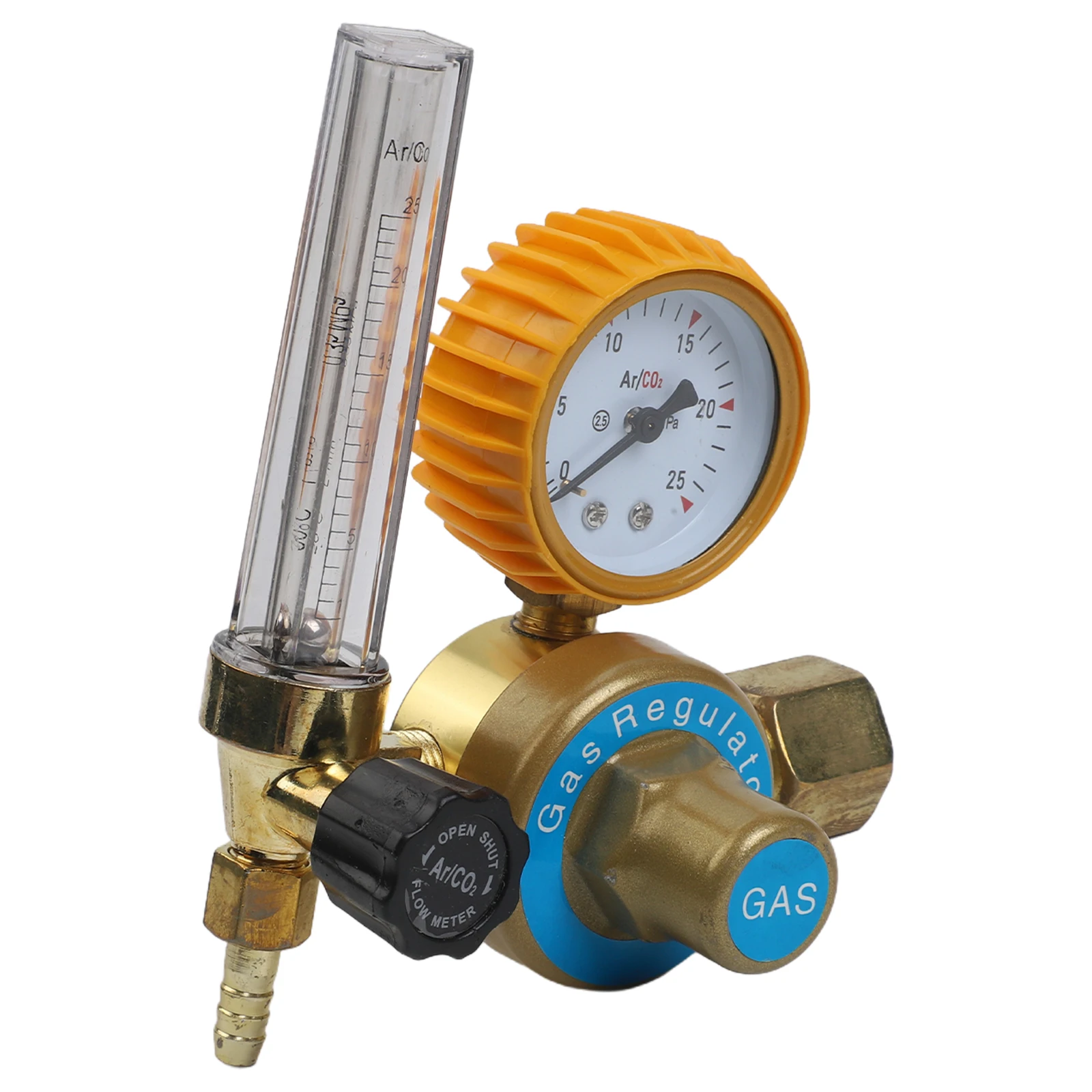 Pressure reducer accessory For YQAr-731L with pressure gauge and flow meter for argon gas cylinders used in welding
