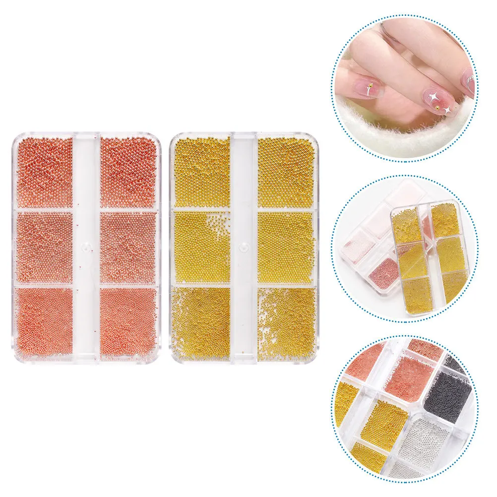 الخرز الصلب الصغيرة لمسمار الفن 3D البسيطة حبة الزخرفية سحر Diy مسمار تصميم مجوهرات اكسسوارات النساء #2