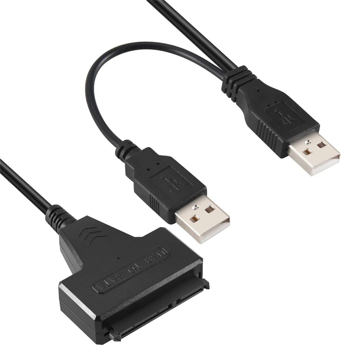 USB2.0 To SATA Adapter Cable 48cm For 2.5 inch External SSD HDD