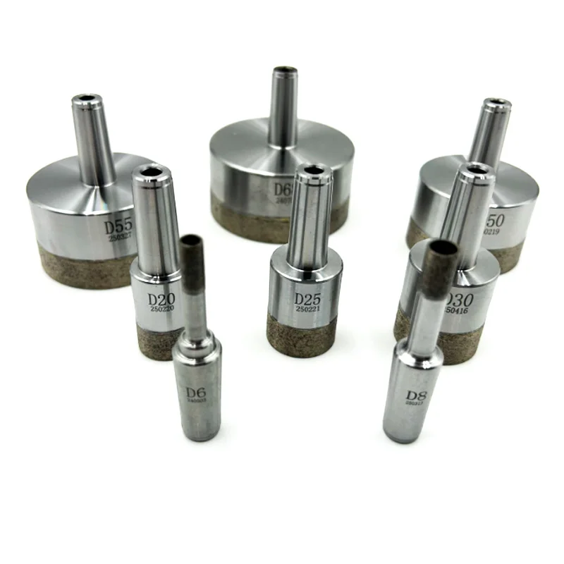 Foret à tige conique Morse, diamètre 4mm-120mm, forets frittés en poudre de diamant pour perceuse à verre, 1 pièce
