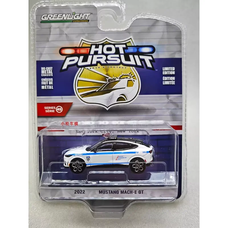 Greenlight 1:64 Scale 2022 MUSTANG MACH-E GT Alloy Simulation Car Model Static Collection Souvenir Gift