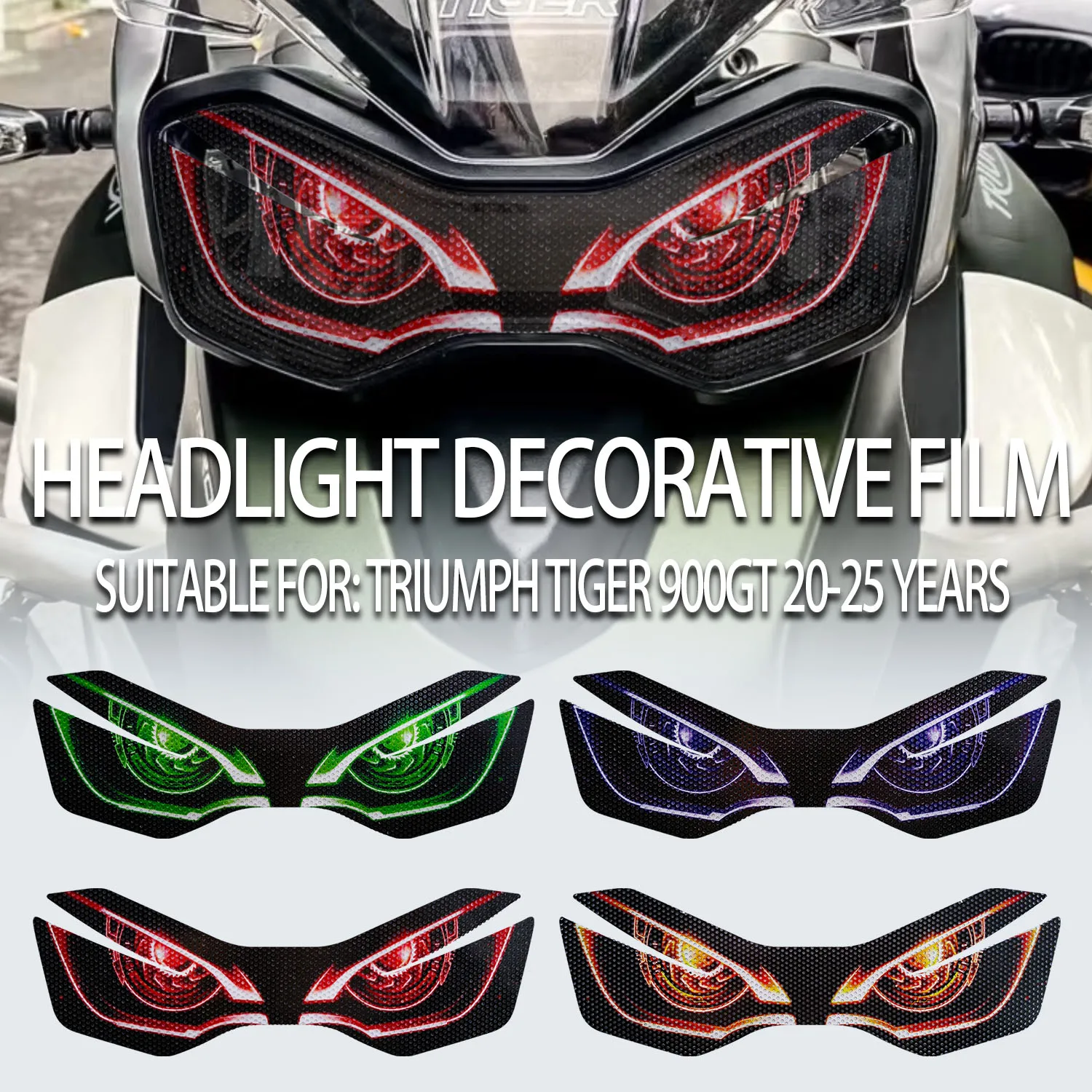 

For Triumph Tiger 900GT 20-25 Years Modified Headlight Sticker Personalized Decorative Sticker Anti-scratch film