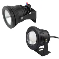 Black Shell AC 85V-265V 10W Flat or Convex Lens Waterproof Underwater LED Flood Light Floodlight Car Lamp Square Bulb