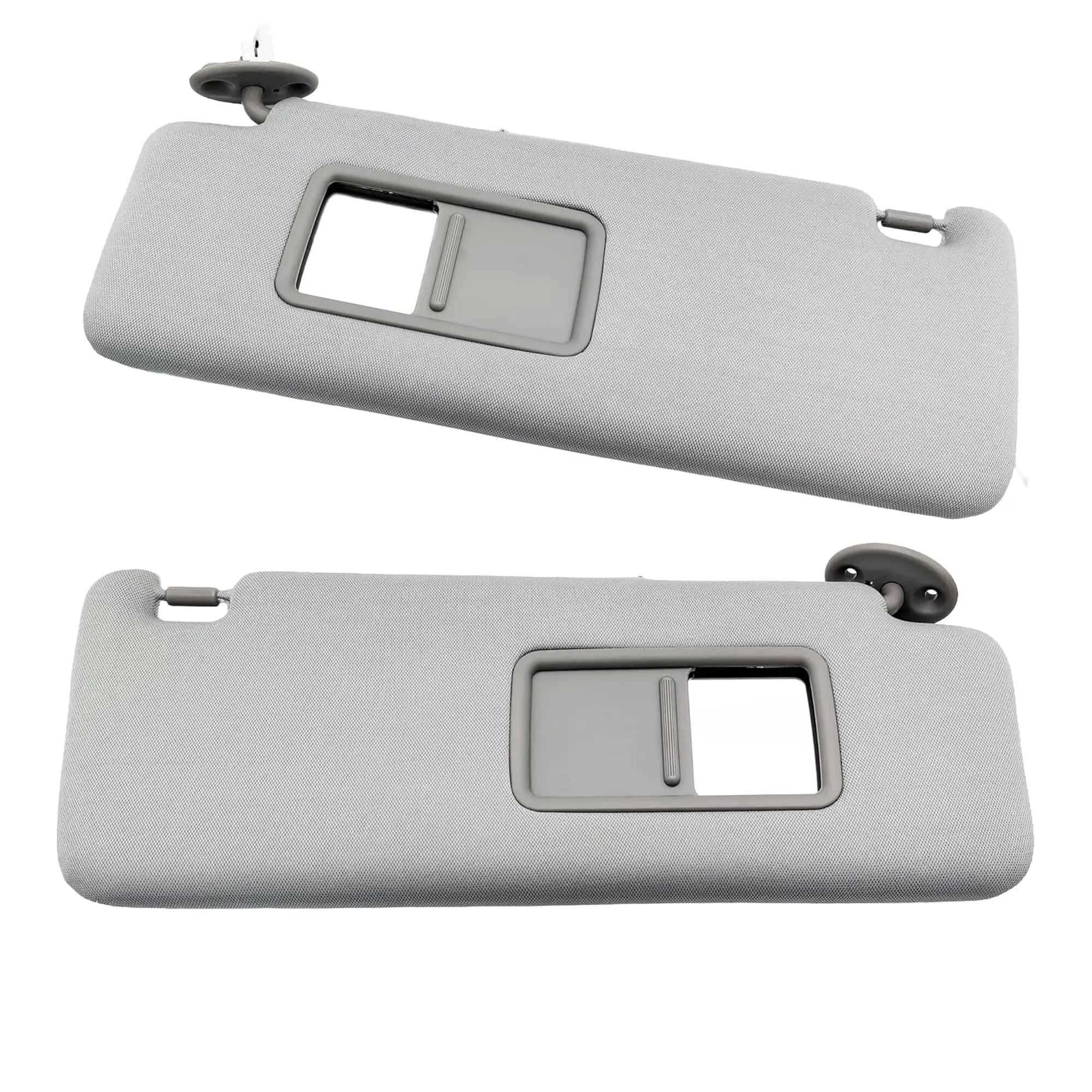 

Gray Front Driver And Passenger Sun Visors With Integrated Mirror For Toyota 4Runner 2010–2024