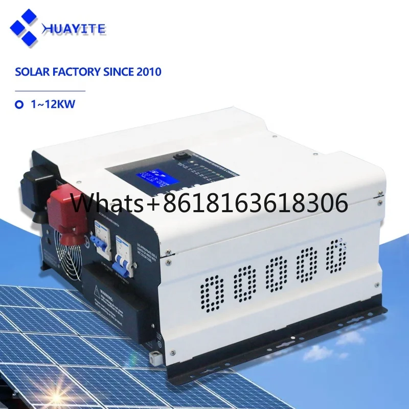 8000W 10000W 12000W Household Solar System Off Grid Inverter Pure Sine Wave