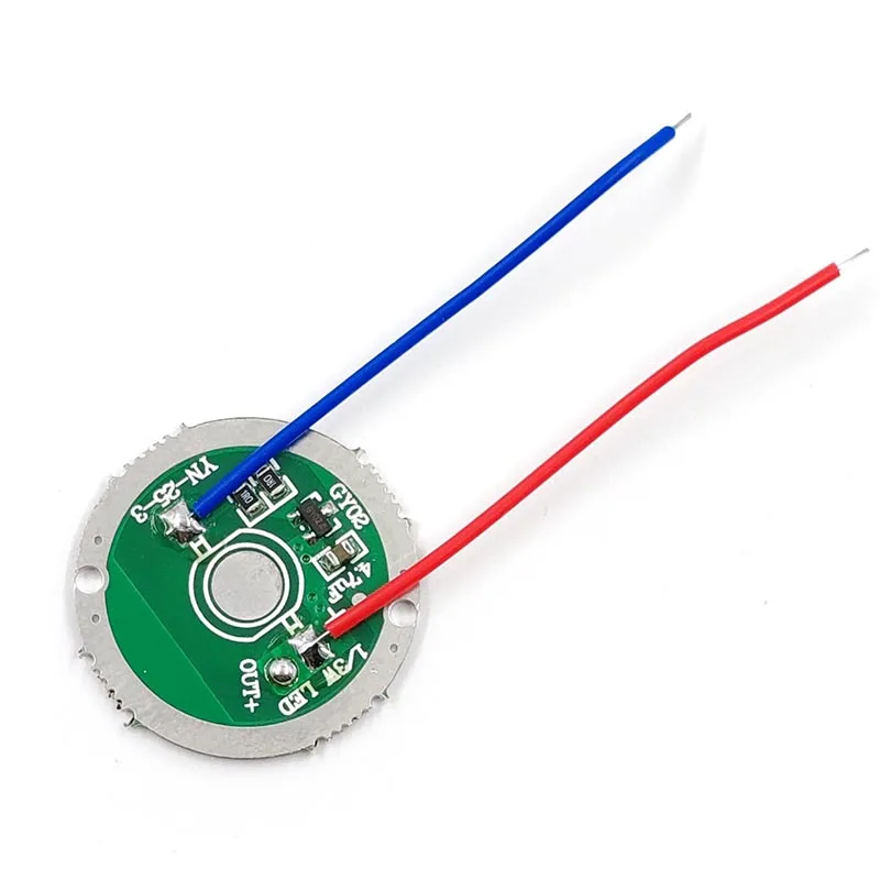 25 мм Затемняющая печатная плата 3,7 в 3 режима Q5 XPE R3 светодиодный 3W запасные части для фонарика DIY аксессуары для телефона