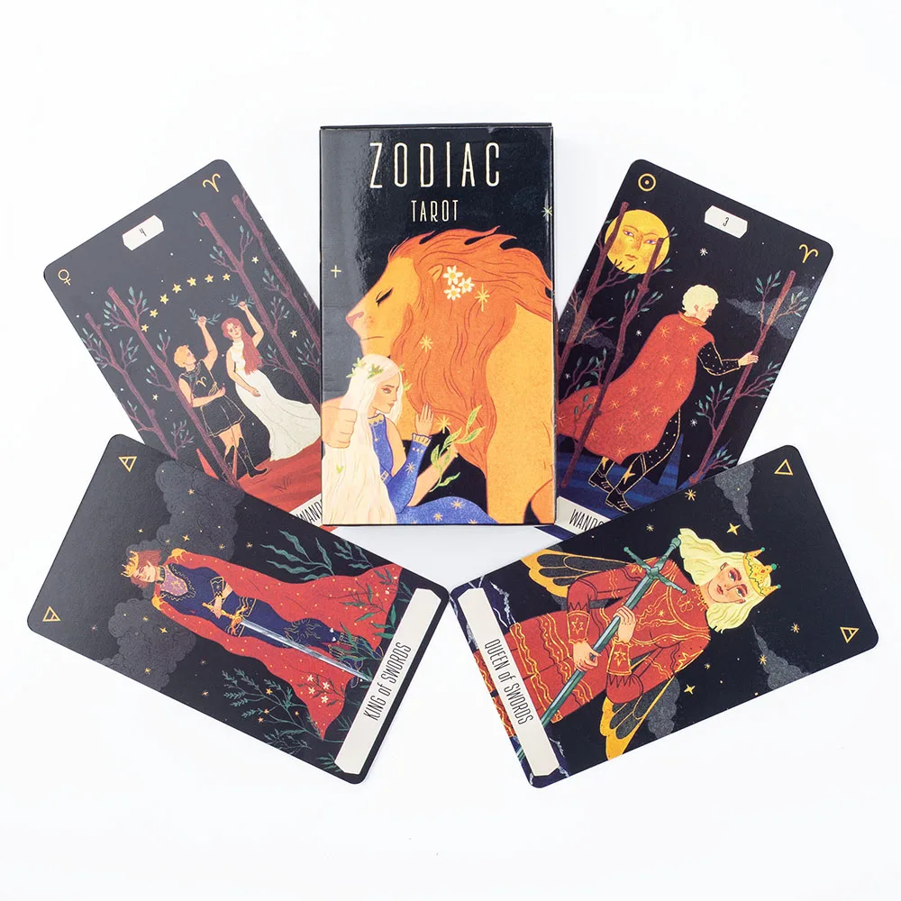 10.3*6cm Zodiac Tarot Cards Fate Divination  FortuneTelling Card Games Party Board Game