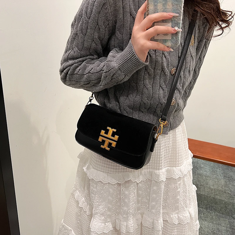 

Casual Anti-theft Crossbody Bag for Women Office Travel with PU Material Hidden Back Pocket Minimalist Style Lightweight