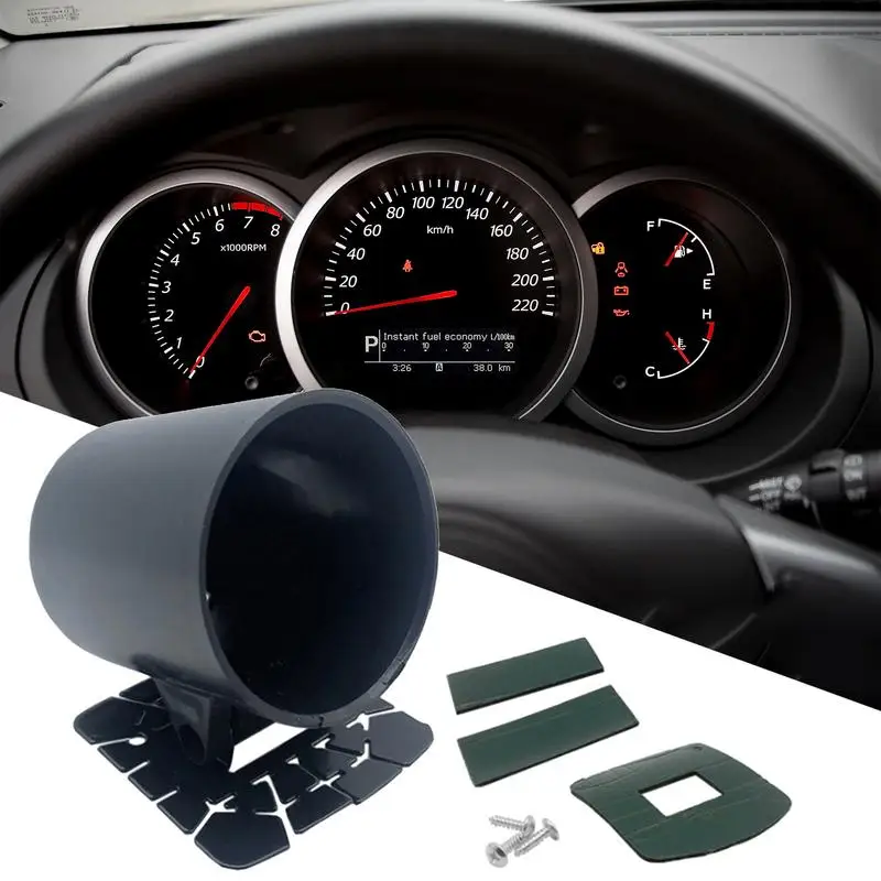 Car Gauge Holder 2 Inch Dashboard Pod Holder Easy Installation Multifunctional Dashboard Gauge Mount For Boats Trucks